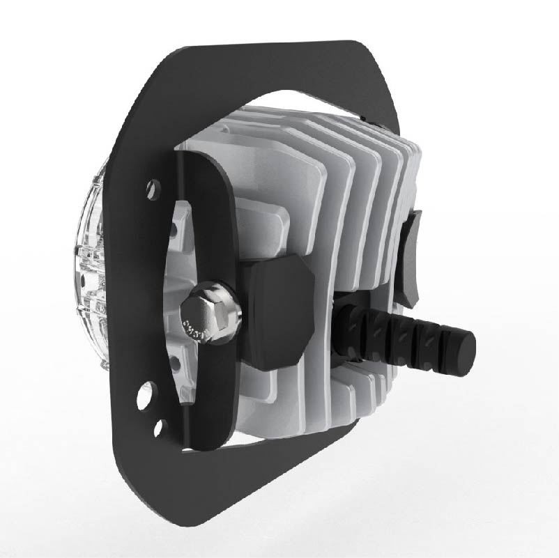 Nacho JL JT JK 1 Piece Bumper Quato Fog Mounts