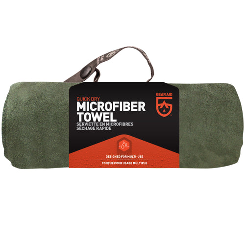 Gear Aid Microfiber Towel XL OD Green