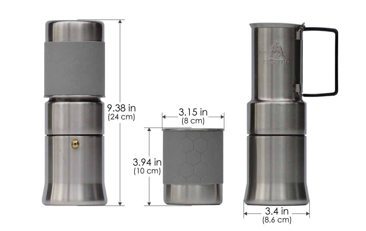 nCamp Kitchen to Go 5 Piece (Stove, Prep, Adapter, Case, Caf�)