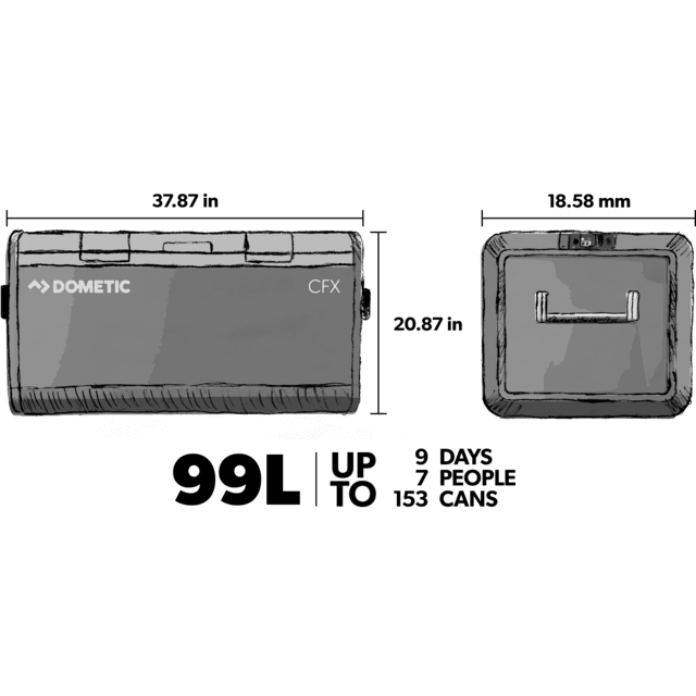 Dometic CFX3 95DZ Cooler/Freezer