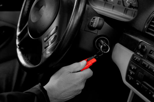 Resqme Keychain Car Escape Tool - Red (12 Units)